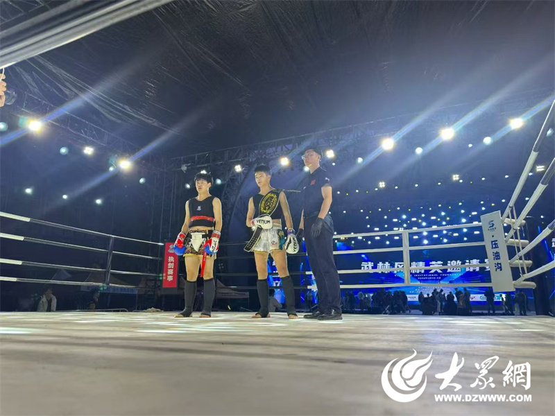 喜报！蓬莱傲莱格斗李日峰斩获武林风金腰带创烟台搏击历史(图3)